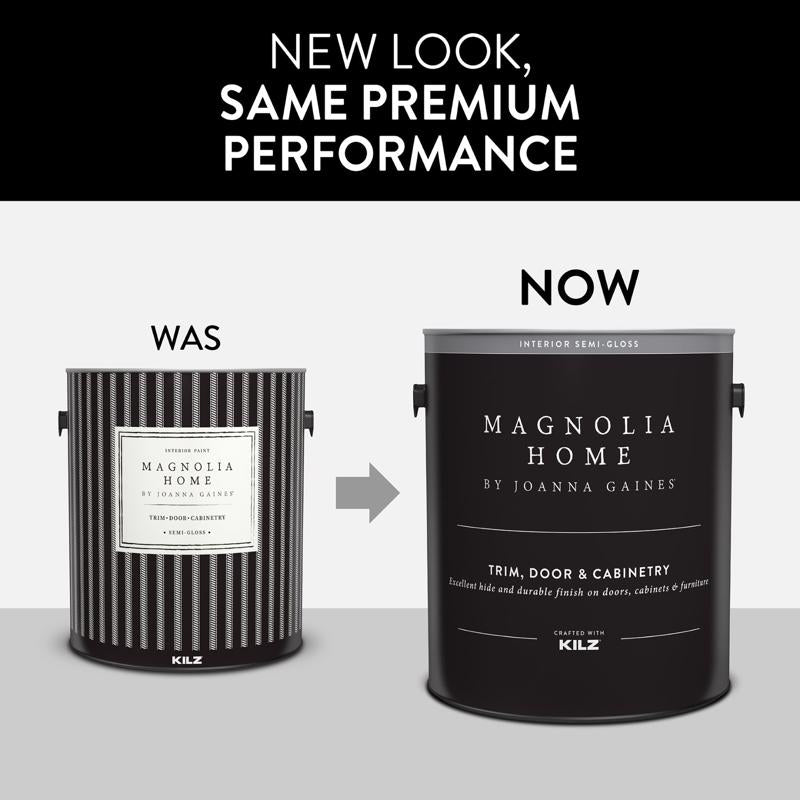 Magnolia Home by Joanna Gaines KILZ Semi-Gloss Tintable Base 3 Cabinet and Trim Paint Interior 1 gal, Pack of 4
