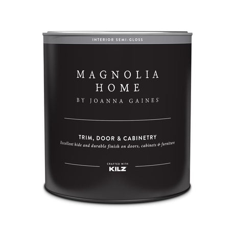 Magnolia Home by Joanna Gaines KILZ Semi-Gloss Tintable Base 1 Cabinet and Trim Paint Interior 1 qt, Pack of 6