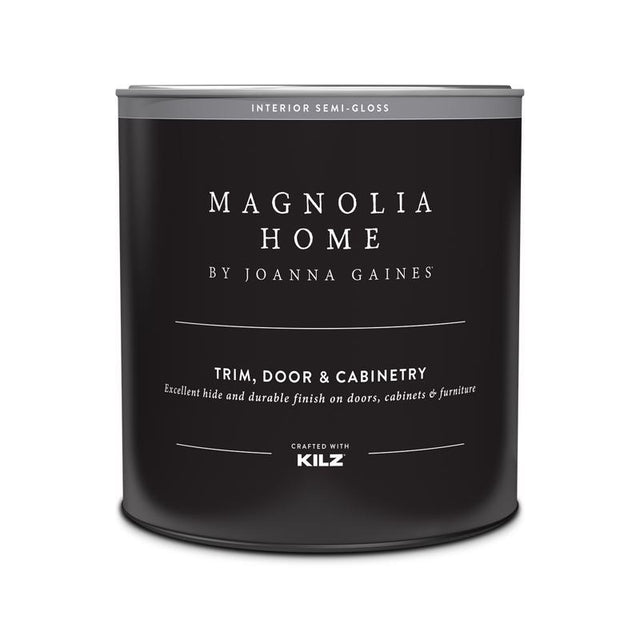Magnolia Home by Joanna Gaines KILZ Semi-Gloss Tintable Base 3 Cabinet and Trim Paint Interior 1 qt, Pack of 6