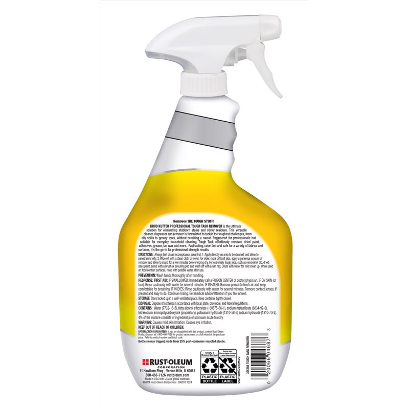 Krud Kutter Professional Cleaner and Degreaser 32 oz Liquid, Pack of 6