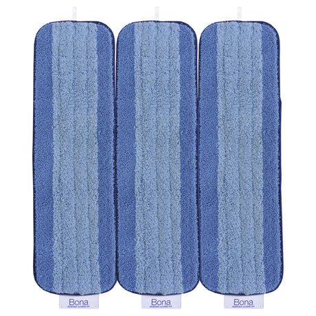 Bona 18.31 in. Cleaning Microfiber Mop Pad 3 pk