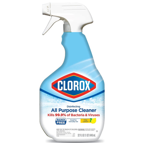 Clorox Lemon Scent Cleaner and Disinfectant 32 oz 1 pk, Pack of 9