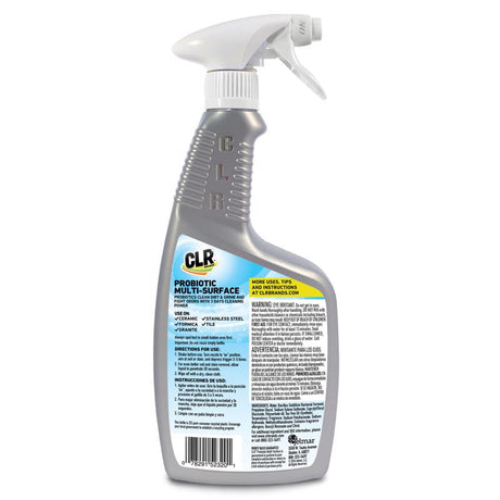 CLR Lemon Scent Probiotic Daily Cleaner 22 oz Liquid, Pack of 6