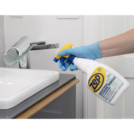 Zep Fresh Clean Scent All Purpose Cleaning Vinegar Liquid 32 oz, Pack of 4