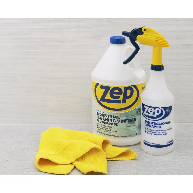 Zep Fresh Clean Scent All Purpose Cleaning Vinegar Liquid 1 gal, Pack of 4