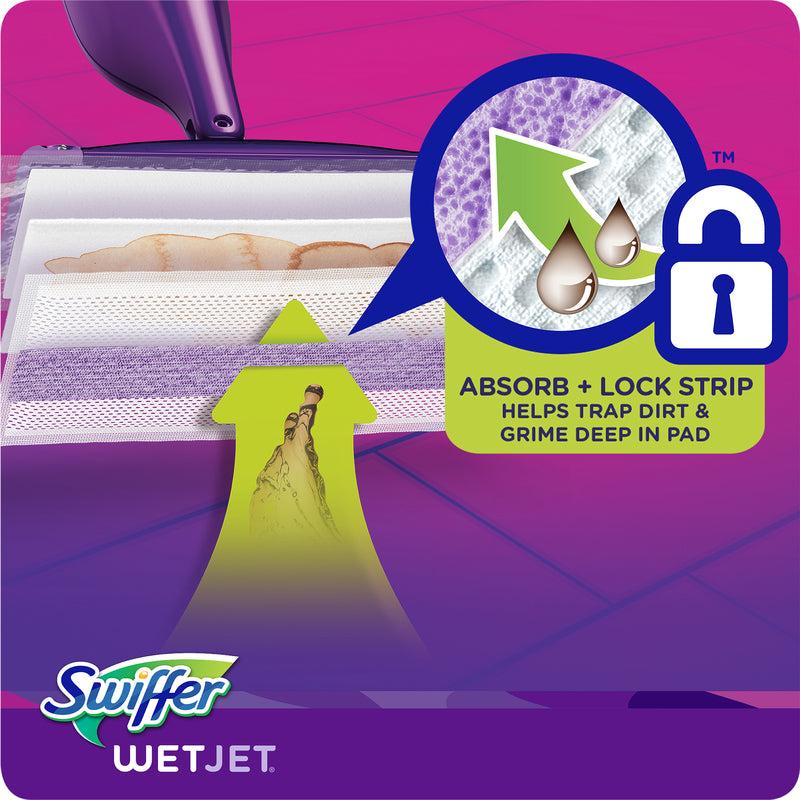 Swiffer WetJet No Scent Floor Cleaner Refill Pads 24 pk