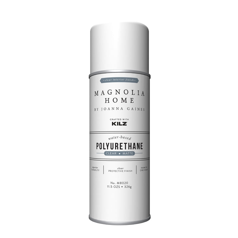 Magnolia Home by Joanna Gaines Kilz Transparent Matte Clear Water-Based Polyurethane Top Coat 11-1/2, Pack of 6