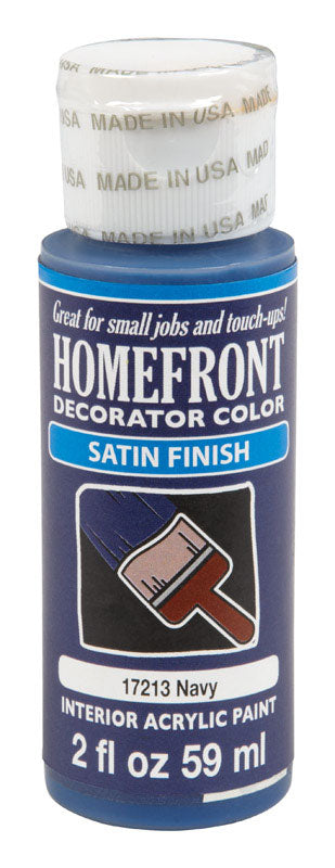 Homefront Satin Navy Hobby Paint 2 oz, Pack of 3