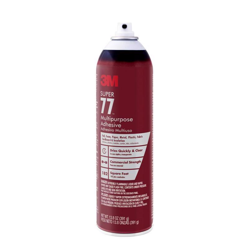 3M Super 77 Super Strength Clear Spray Adhesive 13.8 oz