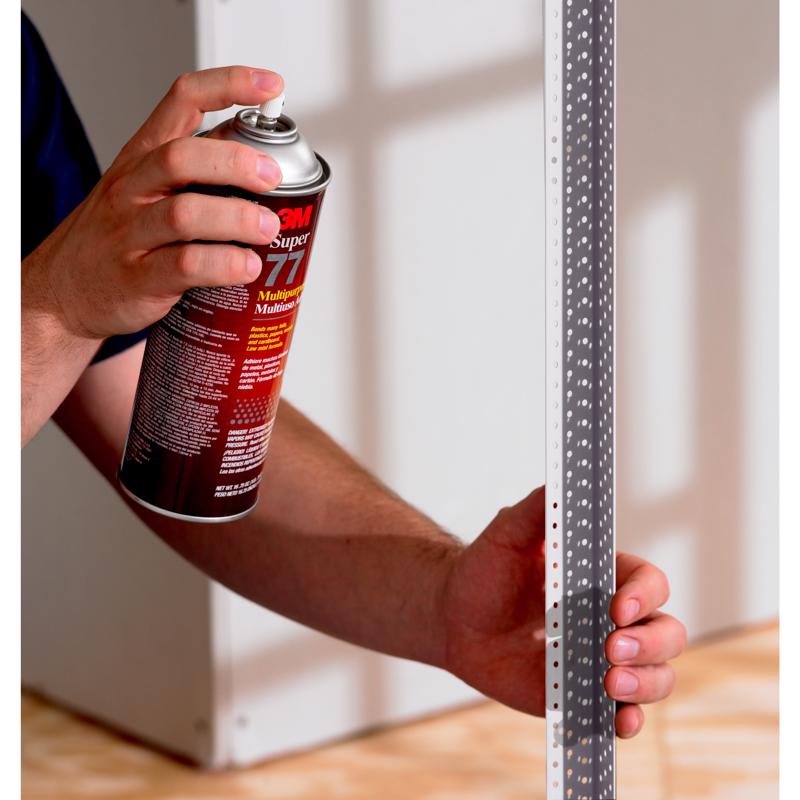 3M Super 77-VOC30DSC Multi-Purpose Spray Adhesive, Colorless, 14 oz Aerosol Can