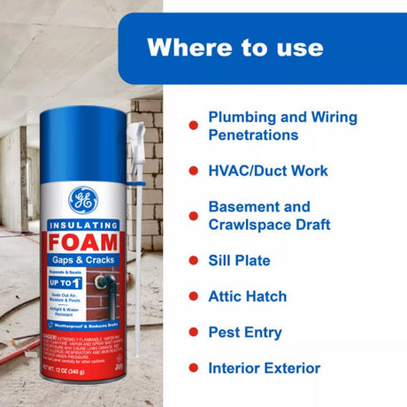 Great Stuff Pro Series Yellow Polyurethane Insulating Foam Sealant 20 oz