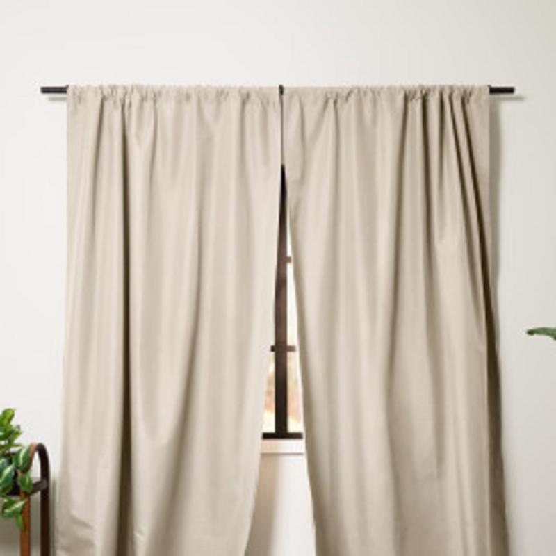 Umbra Twilight Linen Blackout Curtains 52 in. W X 95 in. L