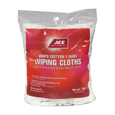 ACE Cotton Knit Cleaning Cloth 1 lb 1 pk, Pack of 12
