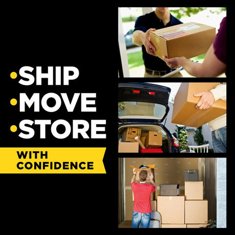 3M Scotch Box Lock 1.88 in. W X 54.6 yd L Shipping Tape with Dispenser, Pack of 6