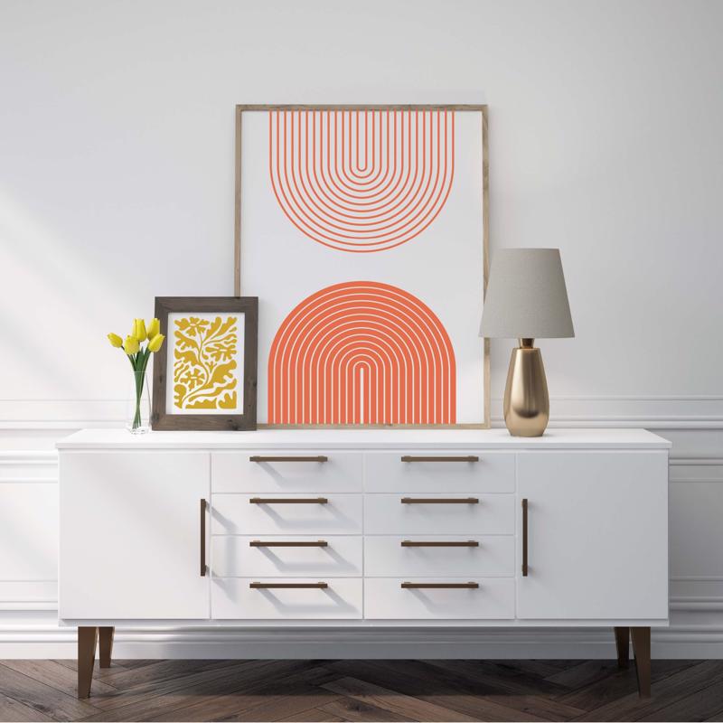 Rust-Oleum Cabinet Transformations Satin White Tint Base Cabinet Refinishing System Interior 1 qt, Pack of 2