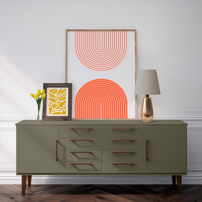 Rust-Oleum Cabinet Transformations Satin Tint Base Mid-Tone Base Cabinet Refinishing System Interior, Pack of 2