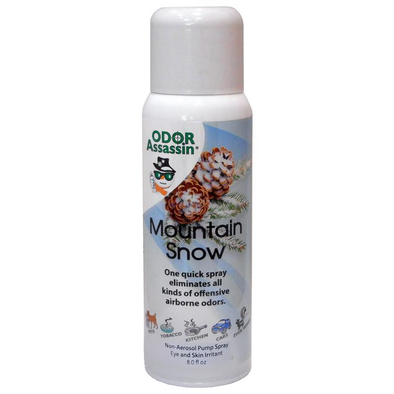 Odor Assassin Mountain Snow Scent Odor Eliminator 8 oz Liquid, Pack of 3