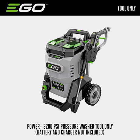 EGO Power+ HPW3200 3200 psi Battery 2 gpm Pressure Washer Tool Only