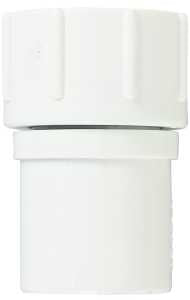 Orbit 53368 Hose Adapter, 1/2 x 3/4 in, Slip Joint x FHT, PVC, White