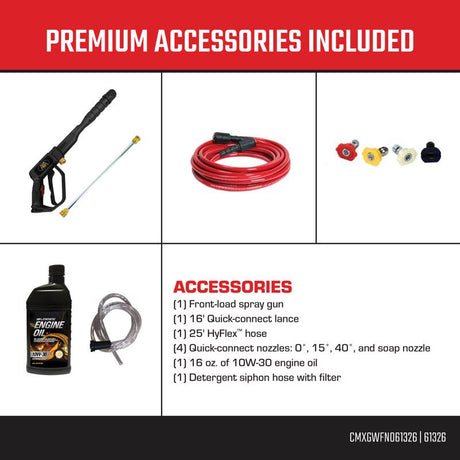 Craftsman CMXGWFN061326 3000 psi Gas 2.3 gpm Pressure Washer