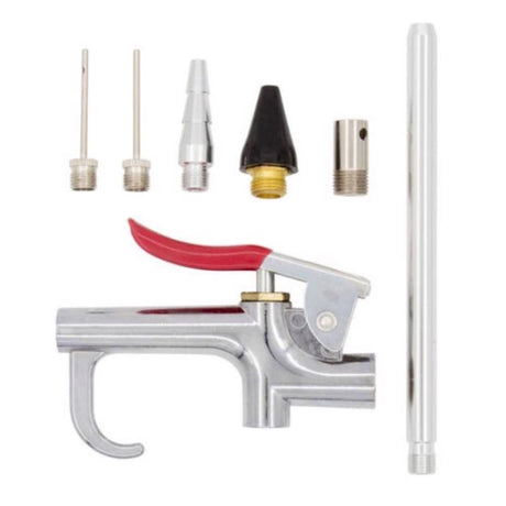 Tru-Flate Air Blow Gun Kit 1/8 in. 7 pc