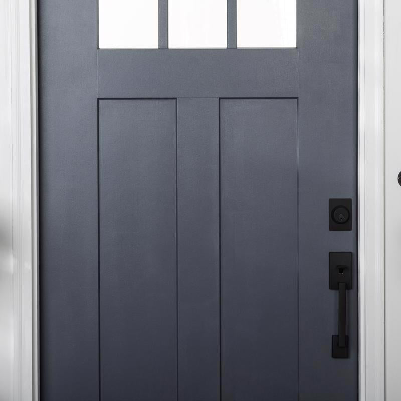 Rust-Oleum Stops Rust Satin Alpine Gray Water Base Door Paint Exterior and Interior 1 qt, Pack of 2