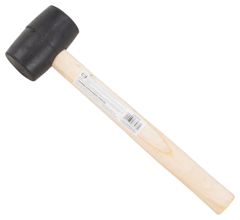 Vulcan JLO-005 Mallet, 8 oz Head, Double-Faced Head, Rubber Head, 11-3/4 in OAL