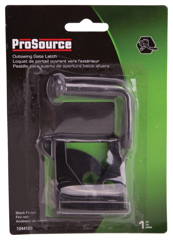 ProSource 33199PKS-PS Gate Latch, 3/8 in Bolt Head, 2 in L Bolt, Steel, Powder-Coated