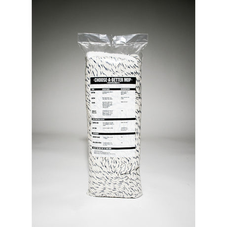 Elite Mops and Brooms #24 Cut End Cotton Mop Refill 1 pk, Pack of 6