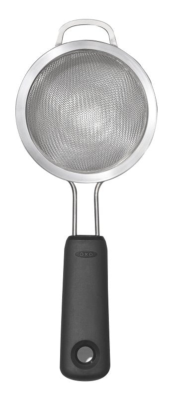 Good Grips 1136000V1 Mini Strainer, 3 in Mesh, Stainless Steel