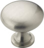 Amerock TEN53005G10 Cabinet Knob, 1-1/8 in Projection, Traditional, 1-1/4 in, Zinc, Satin Nickel