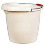 Rubbermaid Roughneck 15 qt Bucket Bisque, Pack of 6