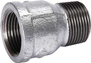 B & K 511-613BG Pipe Extension Piece, 1/2 in, FIP x MIP, Iron, 150 lb Pressure