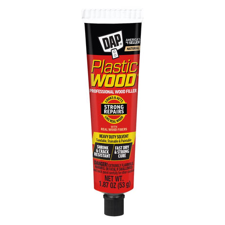 DAP Plastic Wood Natural Wood Filler 1.87 oz, Pack of 12