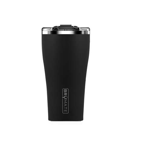 BruMate 22 oz Matte Black BPA Free Imperial Pint Insulated Tumbler