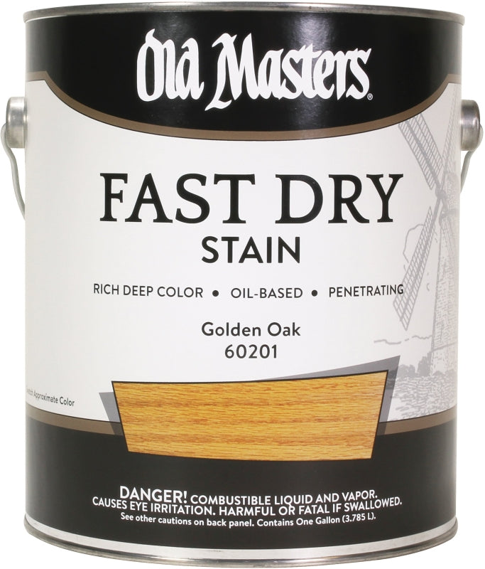 Old Masters 60201 Wood Stain, Golden Oak, Liquid, 1 gal, Pack of 2