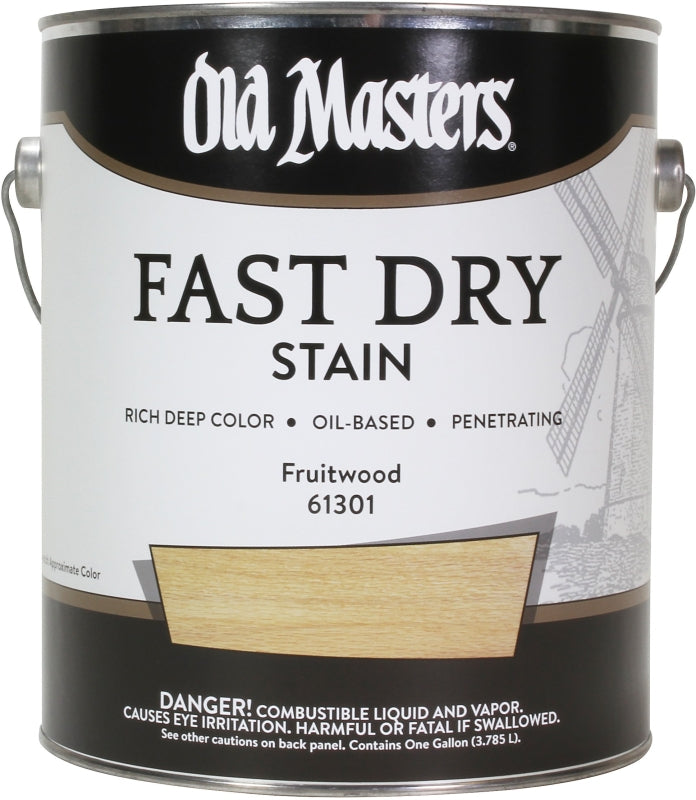 Old Masters 61301 Wood Stain, Fruitwood, Liquid, 1 gal, Pack of 2