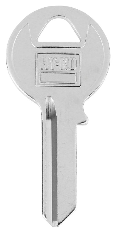 Hy-Ko 11010VR4 Key Blank, Brass, Nickel-Plated, For: Viro VR4 Locks, Pack of 10