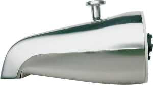 Plumb Pak PP825-31 Bathtub Spout, 9 in L, 4-3/8 in W, 8 in H, 3/4 in Connection, IPS, Chrome Plated
