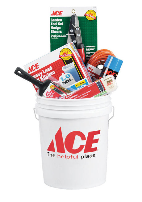 Ace White 5 gal Bucket, Pack of 10