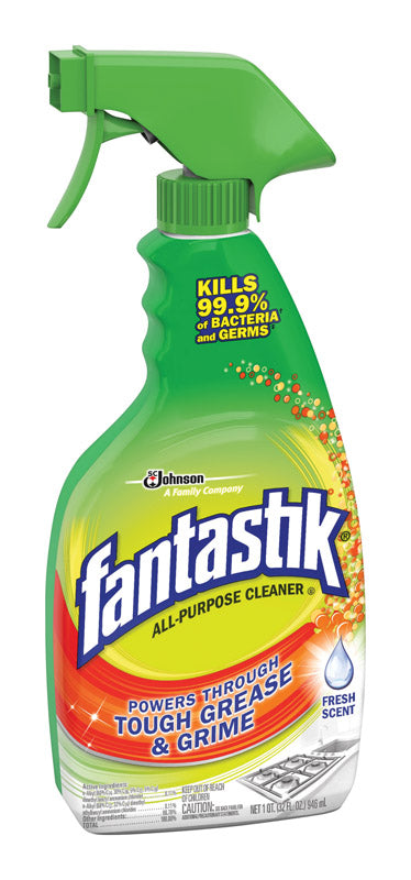 Fantastik Fresh Scent All Purpose Cleaner Liquid 32 oz, Pack of 8