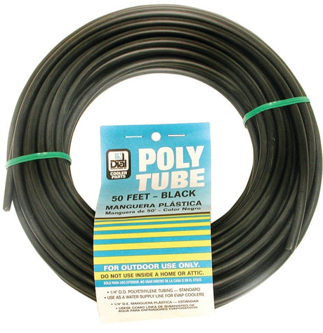 Dial 4296 Cooler Tubing, 50 ft L Dimensions, Polyethylene, Black, For: Evaporative Cooler Purge Systems