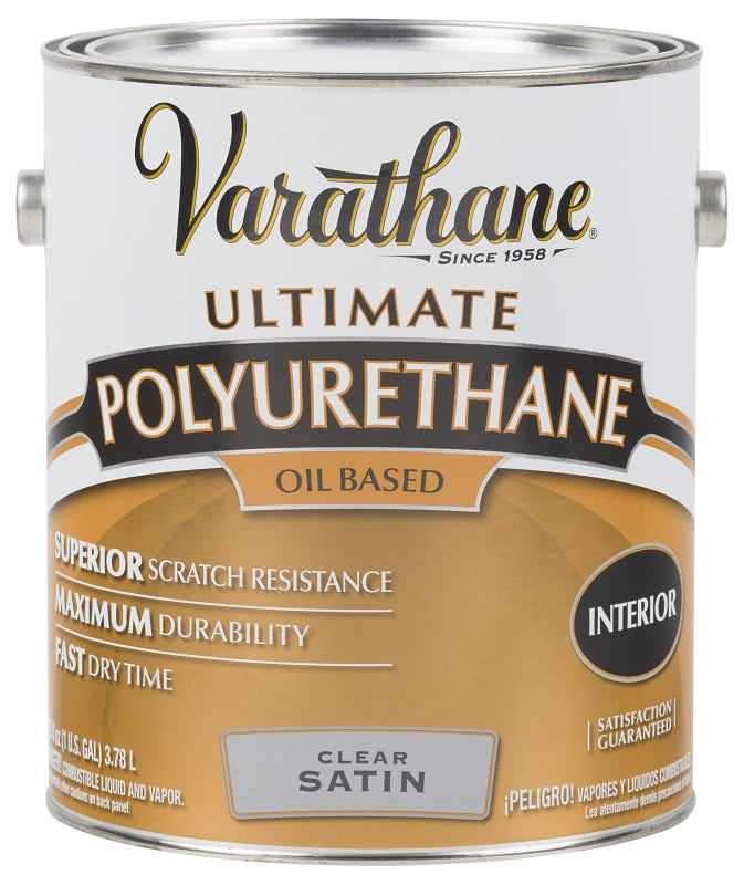 Varathane 9132 Polyurethane, Oil Base, Clear, Liquid, 1 gal Can, 0.958 Specific Gravity, Pack of 2