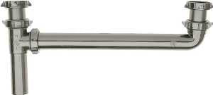 Plumb Pak PP925B End Waste Outlet, 1-1/2 in, Slip, Plastic, Black