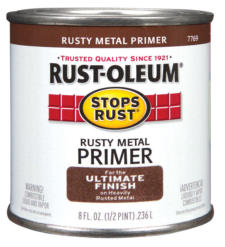 Rust-Oleum Stops Rust Brown Oil-Based Alkyd Primer 0.5 pt