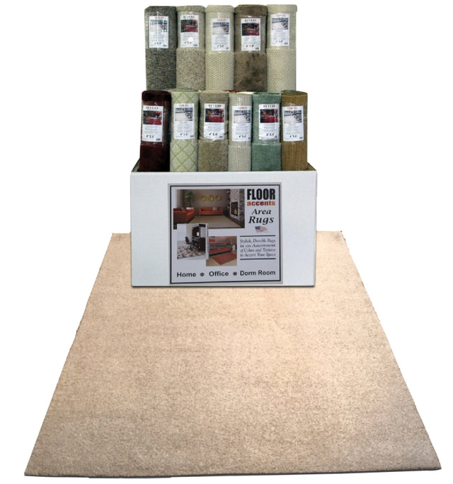 Dynasty Carpet 11904 Area Rug Assortment, 8 ft L, 6 ft W, Berber Pattern, Pack of 27