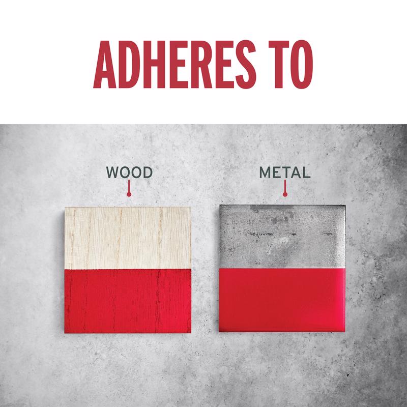 Rust-Oleum Stops Rust Indoor and Outdoor Gloss Regal Red Oil-Based Protective Paint 1 qt, Pack of 2