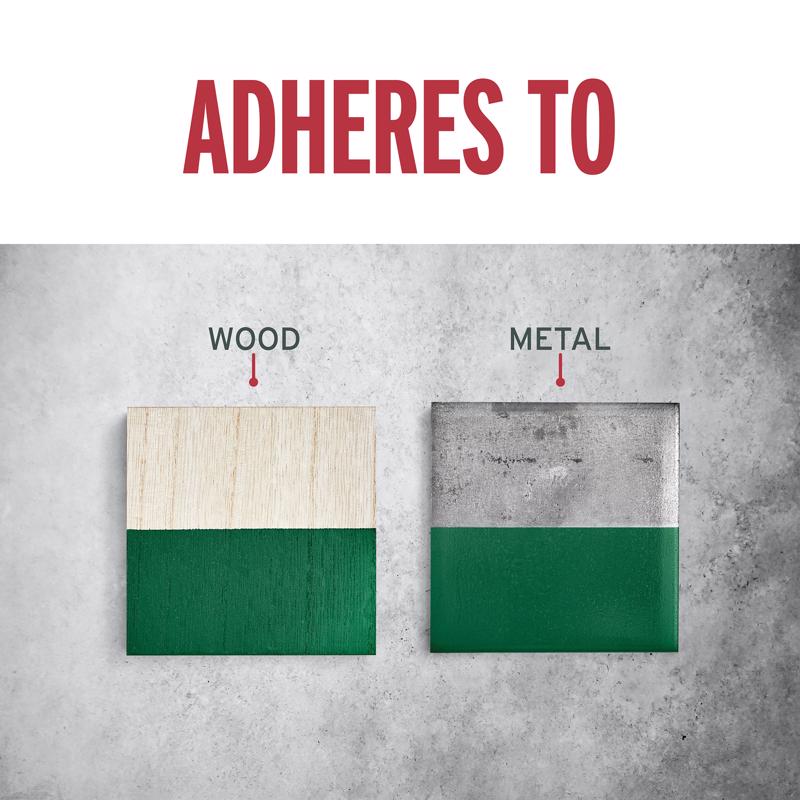 Rust-Oleum Stops Rust Indoor and Outdoor Gloss Hunter Green Oil-Based Protective Paint 1 qt, Pack of 2