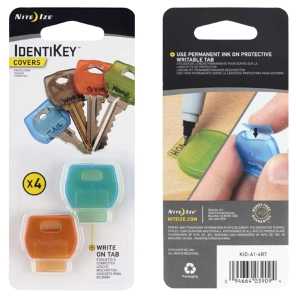 Nite Ize KID-A1-4R7 Key Cover, Rubber/Stainless Steel Case
