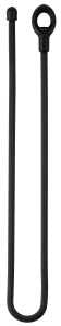 Gear Tie Loopable GLL24-01-2R6 Twist Tie, Rubber, Black, 24.7 in L, Pack of 6